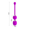  Boules de geisha vibrantes - Willie 3.4 cm